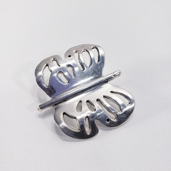 Vintage Taxco Sterling Butterfly Brooch - Picture 2 of 8